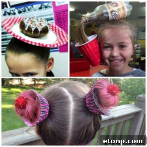 Crazy Hair Day Styles for Kids