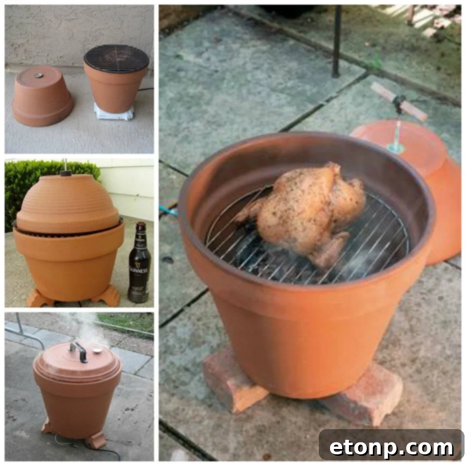 DIY Clay Pot Smoker