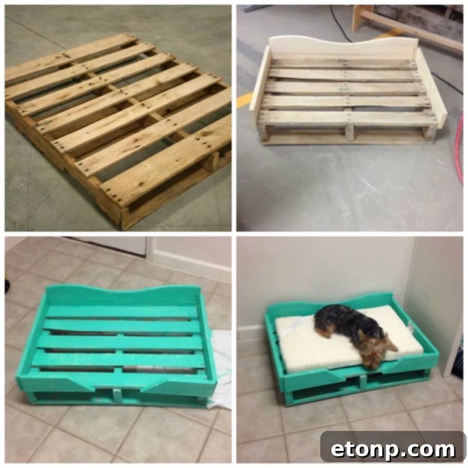 DIY Pallet Dog Bed