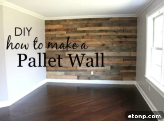 How to Build a Pallet Wall