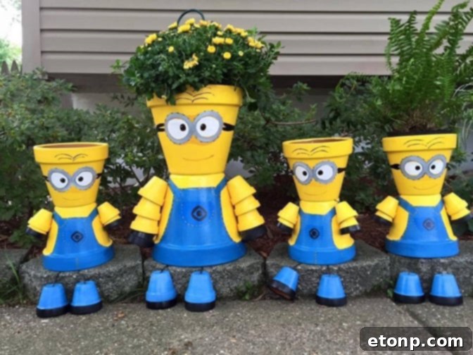 DIY Minion Planters