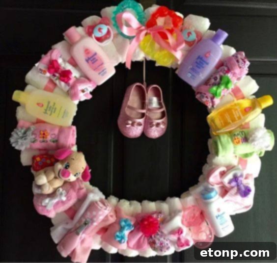 Baby Shower Wreath