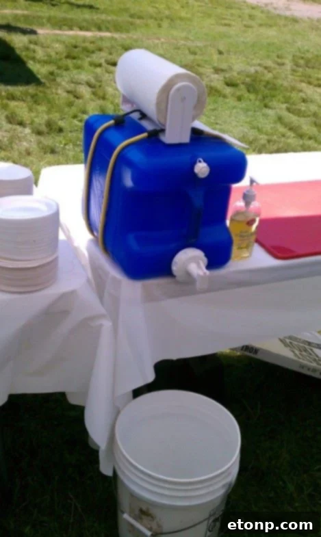 DIY Hand Washing Station