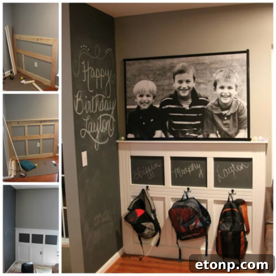 DIY Backpack Station