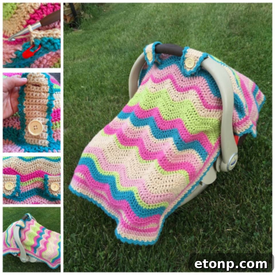 How to Crochet a Car Seat Cover