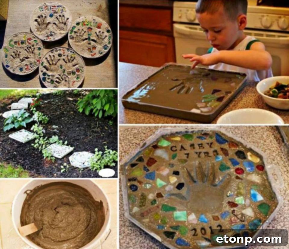 DIY Stepping Stones Kids Can Make