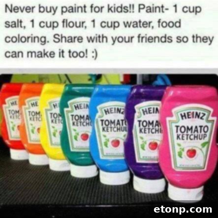 Never Buy Paint for Kids Again Homemade Recipe