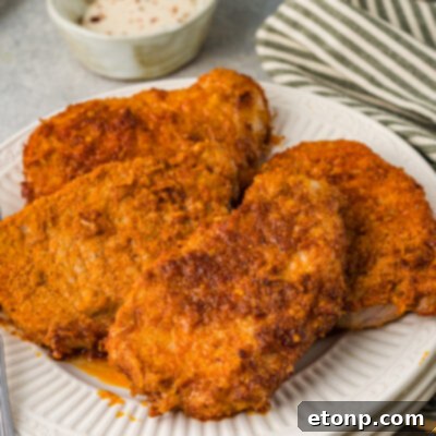 Crispy Air Fryer Parmesan Pork Chops 14 Air Fryer Parmesan Crusted Pork Chops