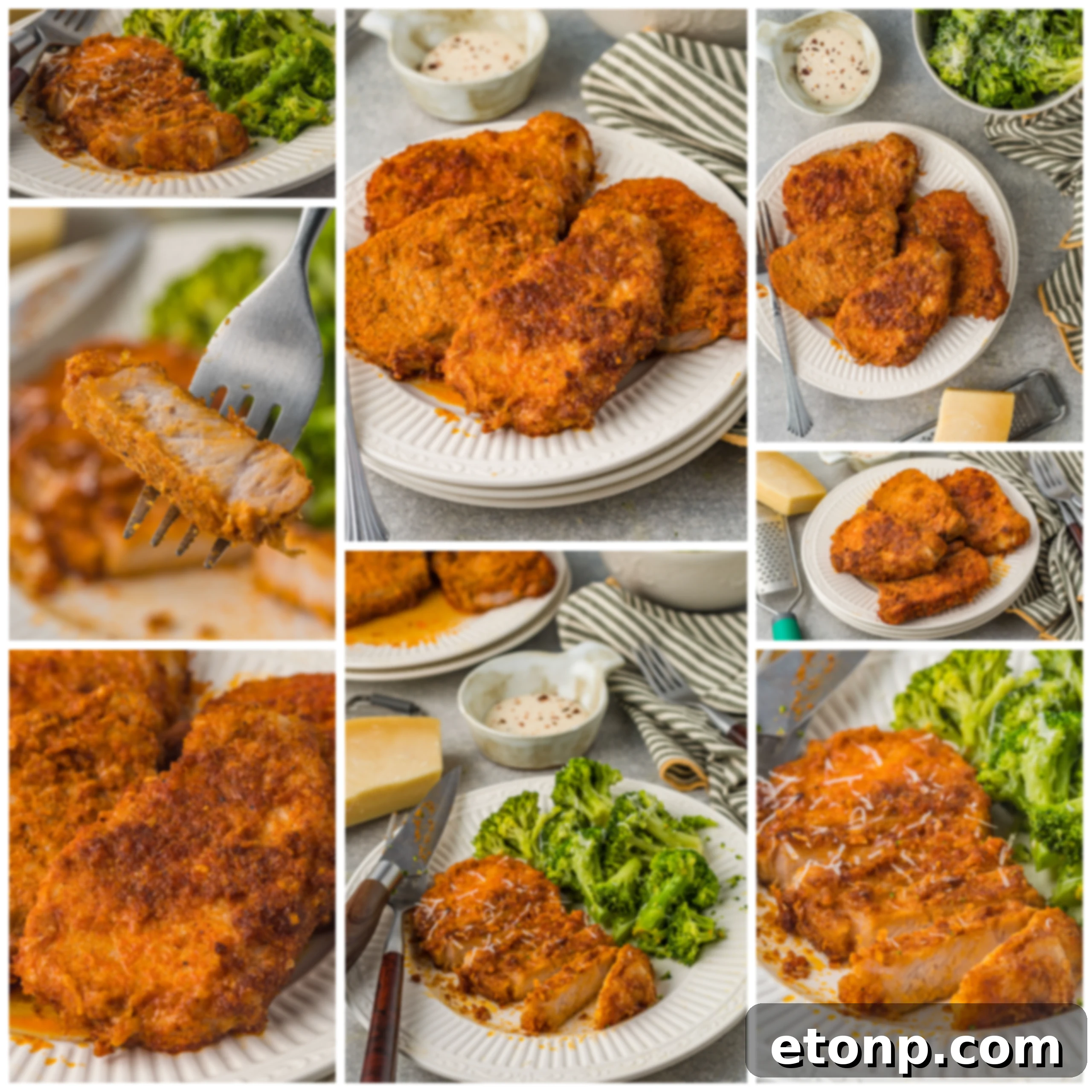 Crispy Air Fryer Parmesan Pork Chops 7 Air fryer pork chops recipe