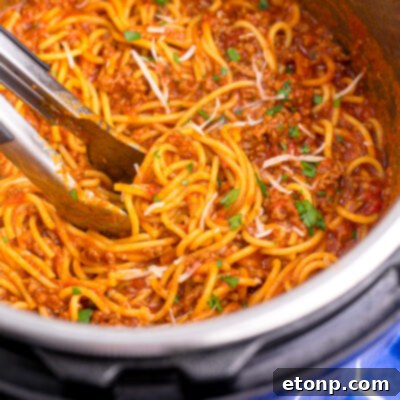 One-Pot Instant Pot Spaghetti 17 Instant Pot Spaghetti