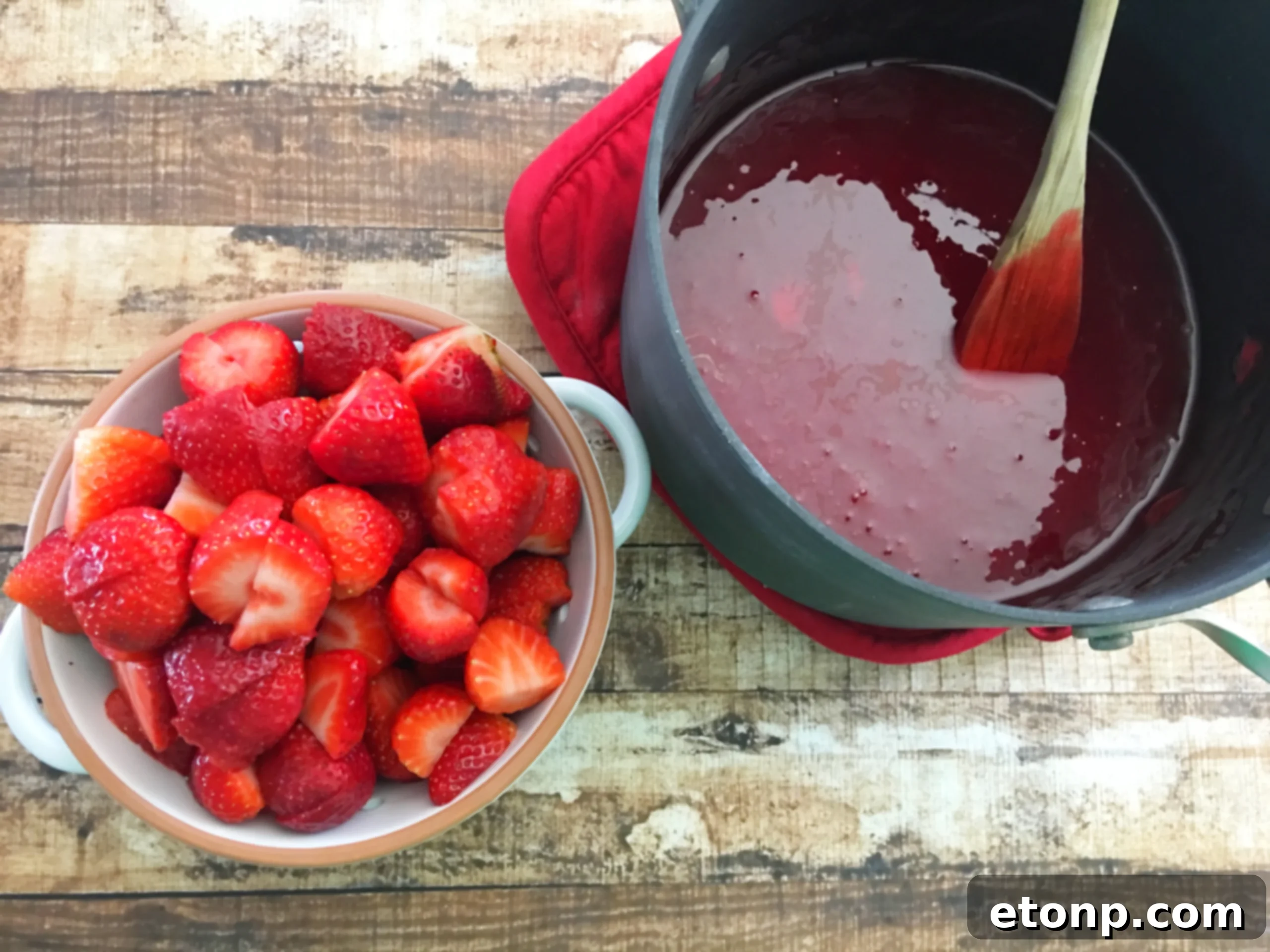 The Ultimate Strawberry Pie 5 Homemade pie crust pressed into a pie dish