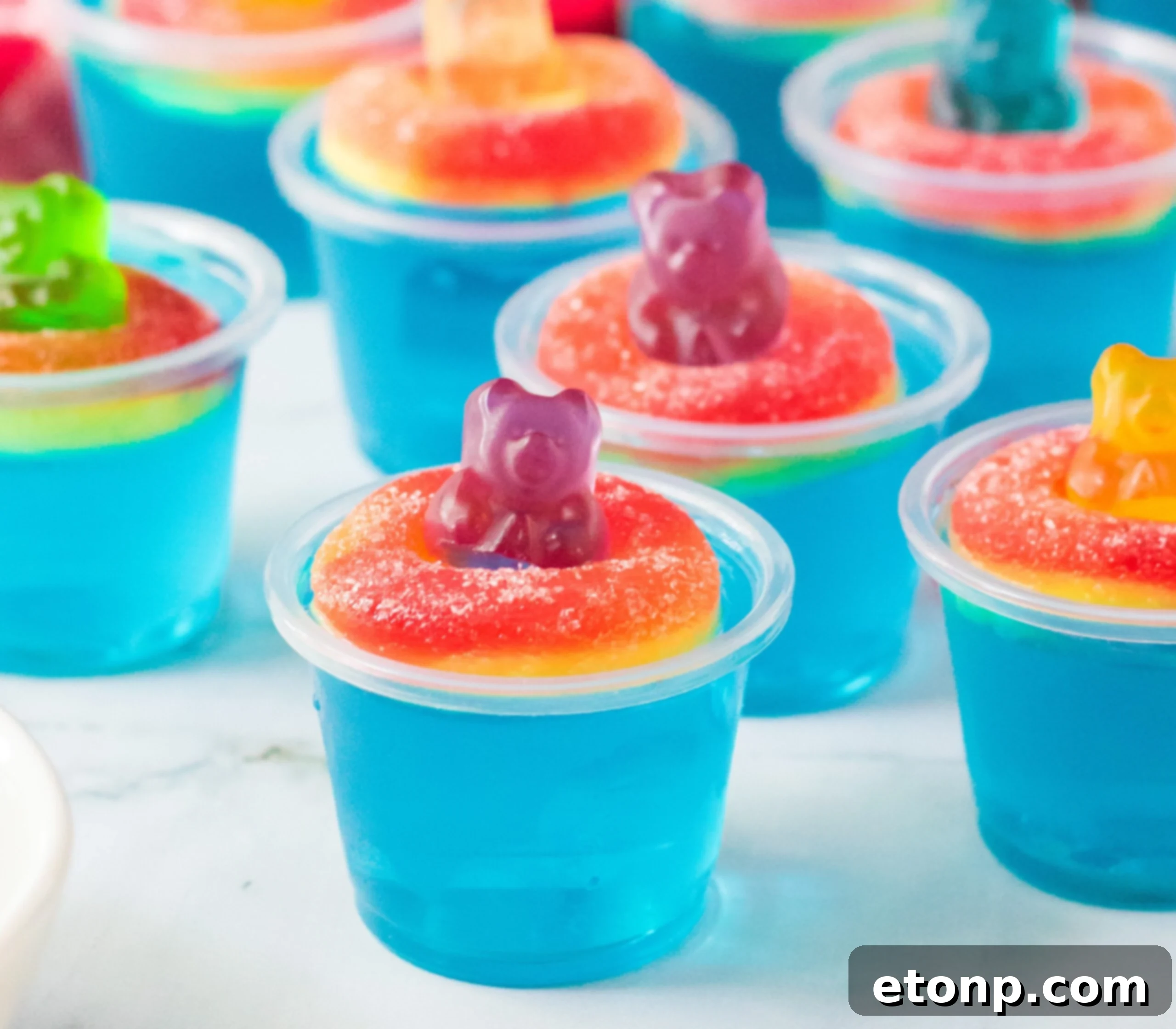 Summer Splash Jello Shots 2 Pool Party Jello Shots close up