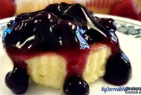 Individual Blueberry Cheesecakes
