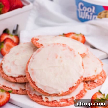 Strawberry Cool Whip Cookies Recipe