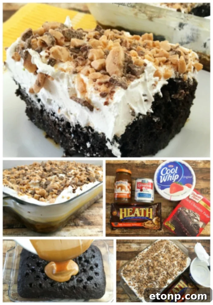 A captivating Pinterest graphic designed for sharing the Better Than Sex Cake recipe, encouraging social media engagement.