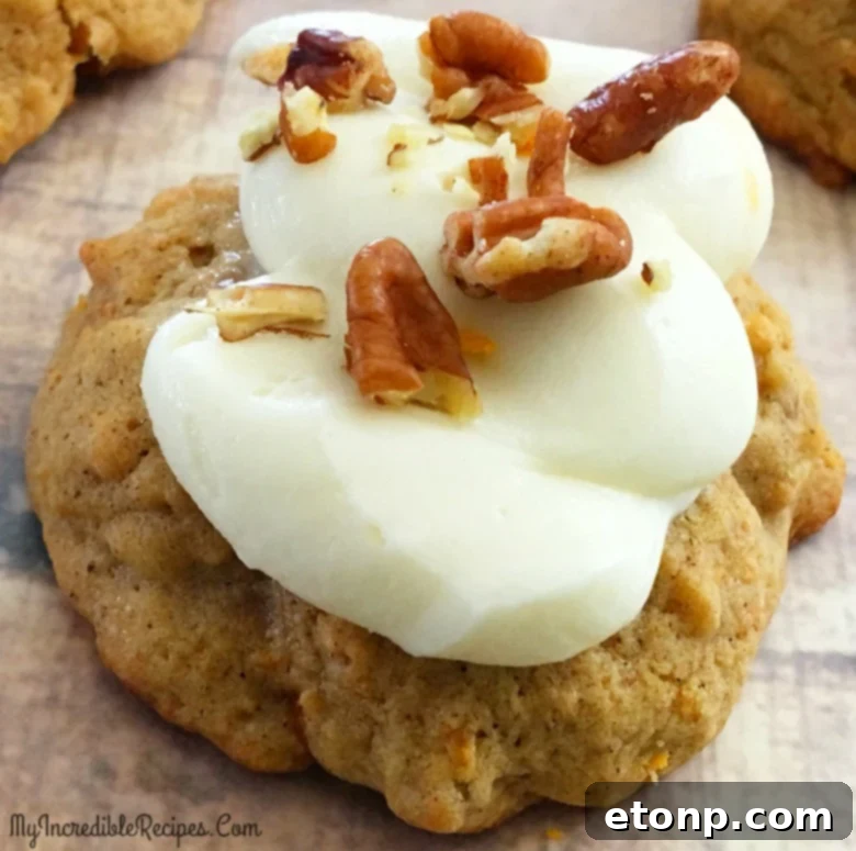 carrot cake cookies main hero shot