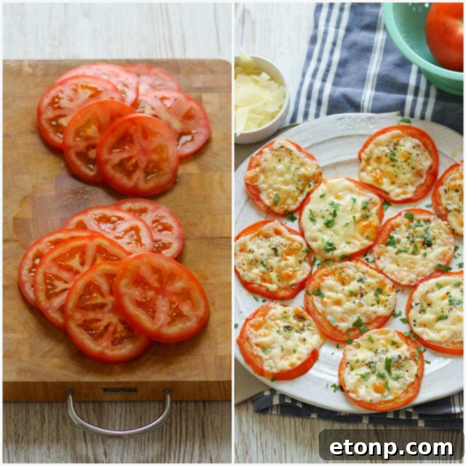 Your Culinary Bucket List Starts Here 2 Delicious low-carb baked parmesan tomatoes side dish