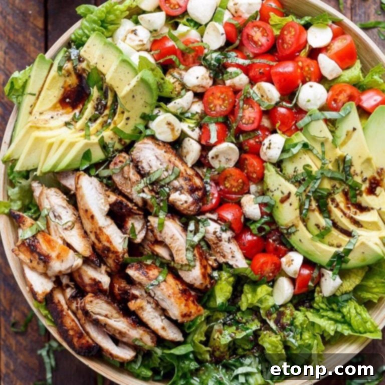 Your Culinary Bucket List Starts Here 10 Fresh balsamic chicken avocado caprese salad