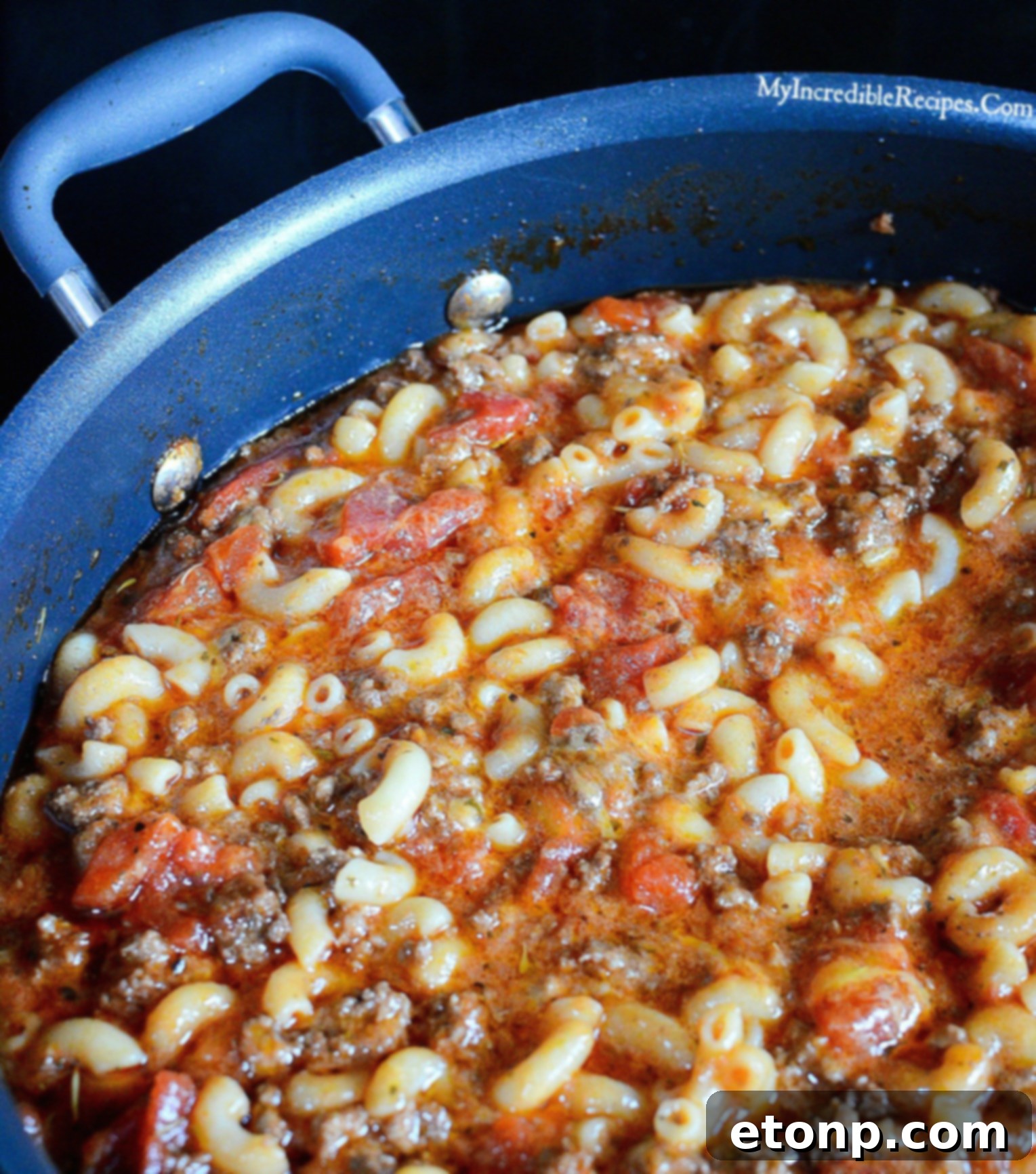 Homestyle Goulash 5 Old Fashioned Goulash in a pot