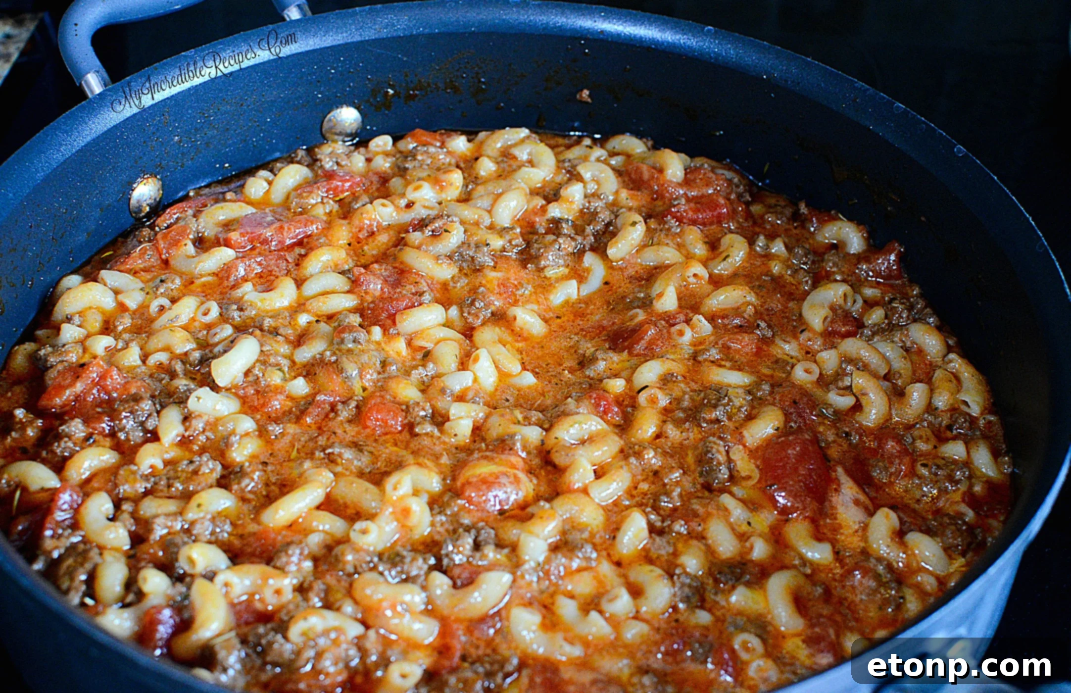 Homestyle Goulash 7 Old Fashioned Goulash in a pot