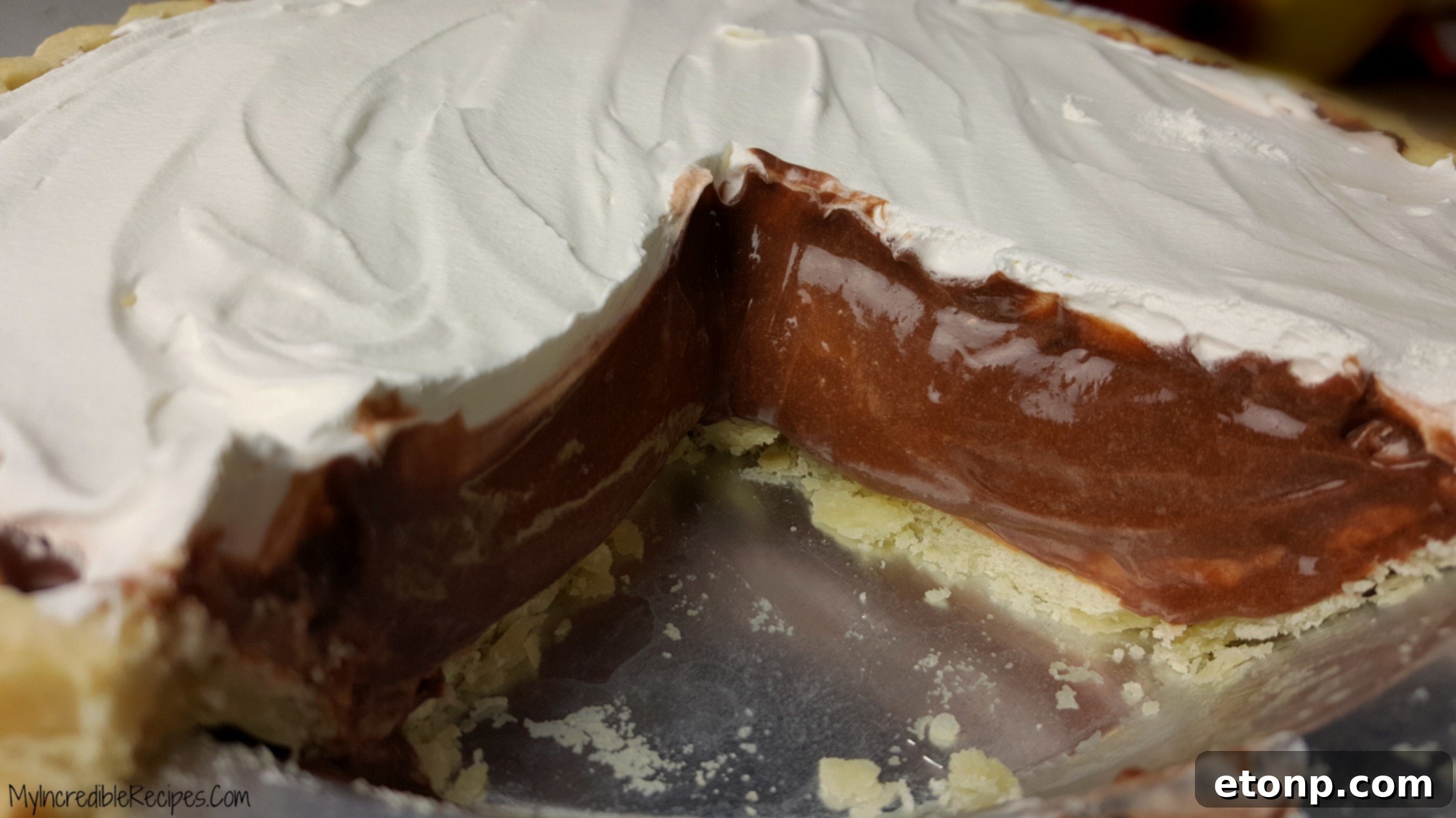 Ingredients for chocolate cream pie