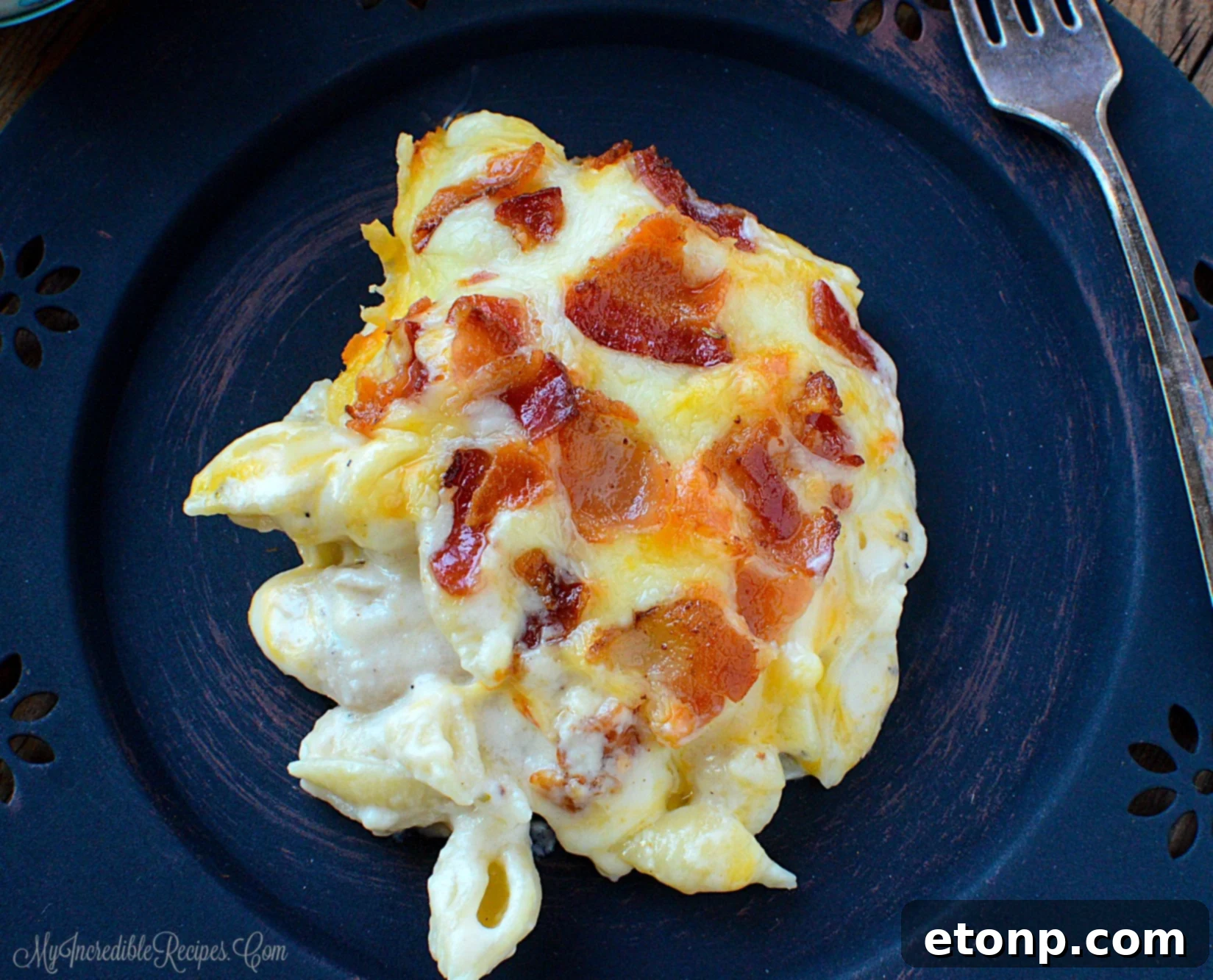 Ultimate Chicken Bacon Ranch Bake 10 Melting cheese in a Chicken Bacon Ranch Casserole