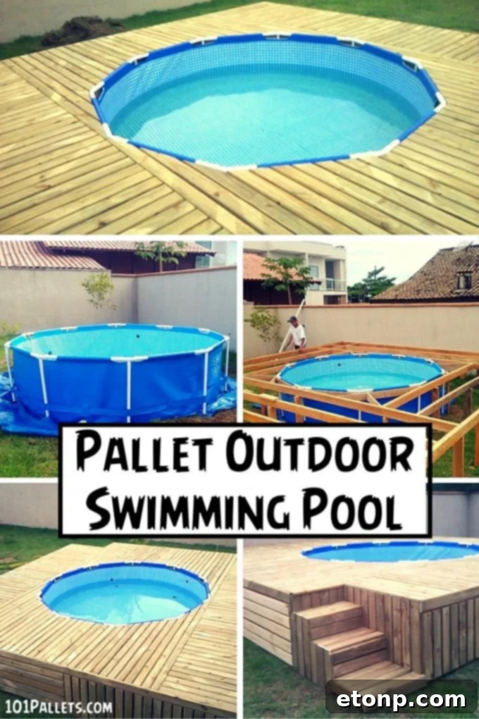 Craft Your Dream Home with Pallet DIY 5 Creative DIY Pallet Swimming Pool for a backyard oasis
