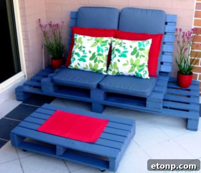 Craft Your Dream Home with Pallet DIY 6 Comfortable DIY Pallet Patio Lounge Chair, perfect for outdoor relaxation