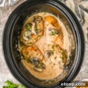 Slow Cooker Chicken Marsala