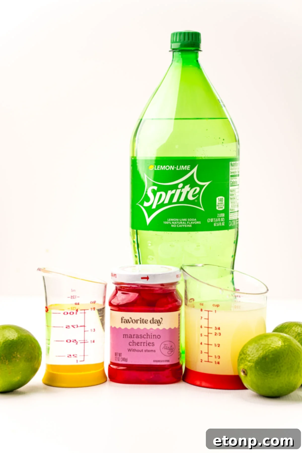 Front view of he ingredients needed to complete this recipe.