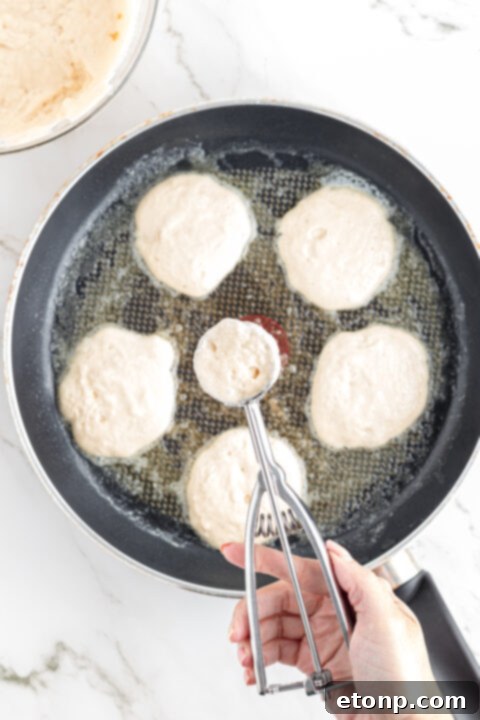 Mini Pancakes ready to be served