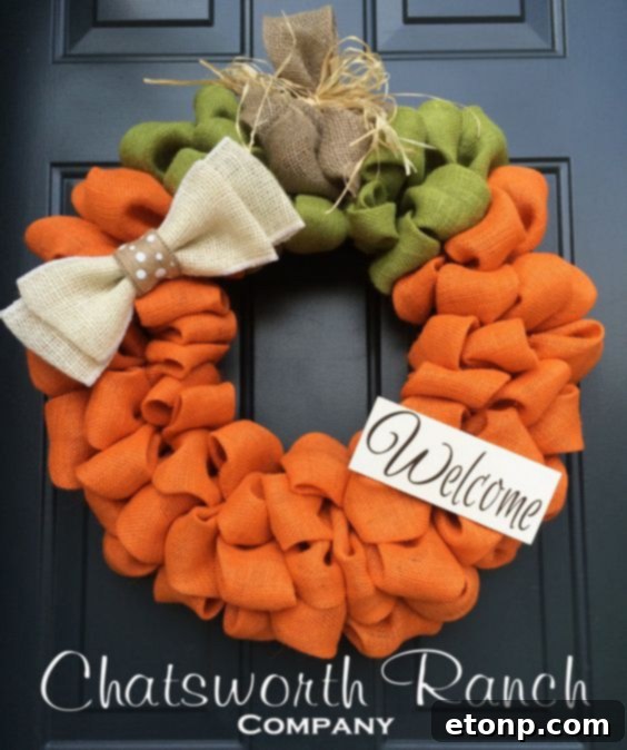 Handmade paper mache pumpkins for Halloween or Fall decor