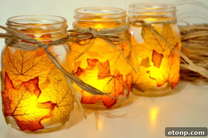 Decorative Fall pumpkin lanterns for cozy lighting