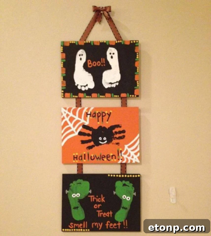 Easy DIY 'Keep Out' Halloween pallet sign