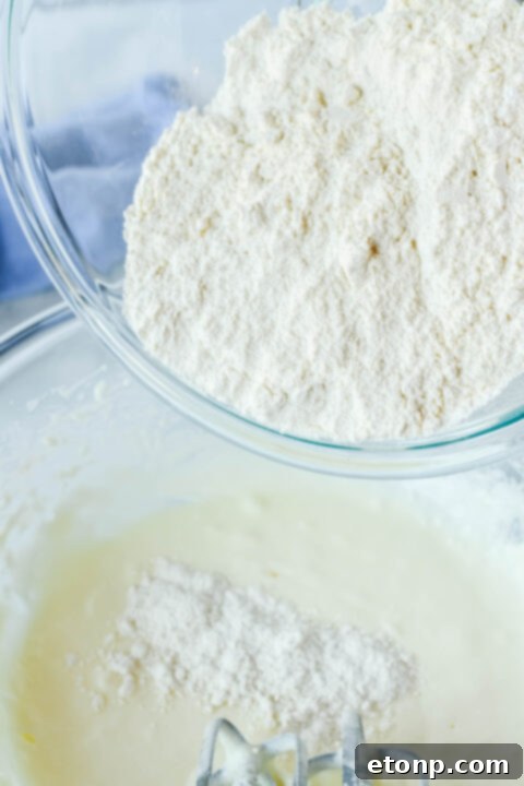 A different perspective of the vanilla cake.
