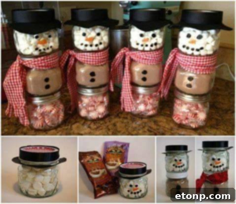 Heartwarming Christmas Feasts and Festive DIY Projects 29 Tea Light Snowman Ornaments