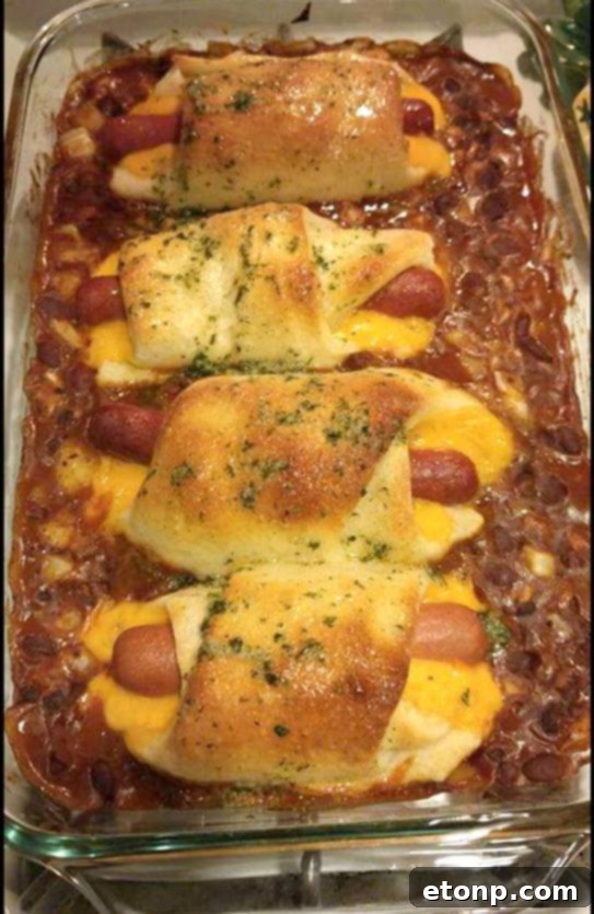 Delicious Chili Cheese Dog Bake from a fan