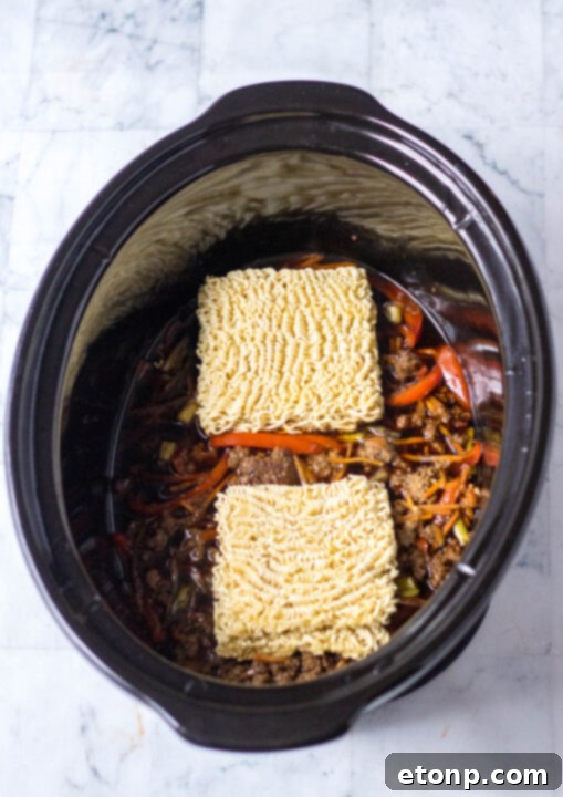 Hearty Slow Cooked Beef Ramen 15 Gallery image 3 of Slow Cooker Beef Ramen