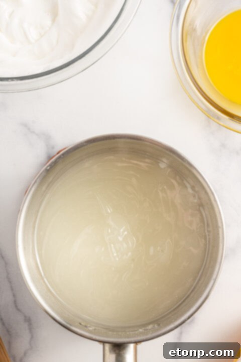 Another step-by-step image for lemon meringue pie preparation.