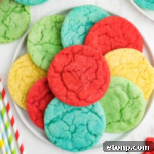 Fruity Gelatin Delights 20 Jello Cookies