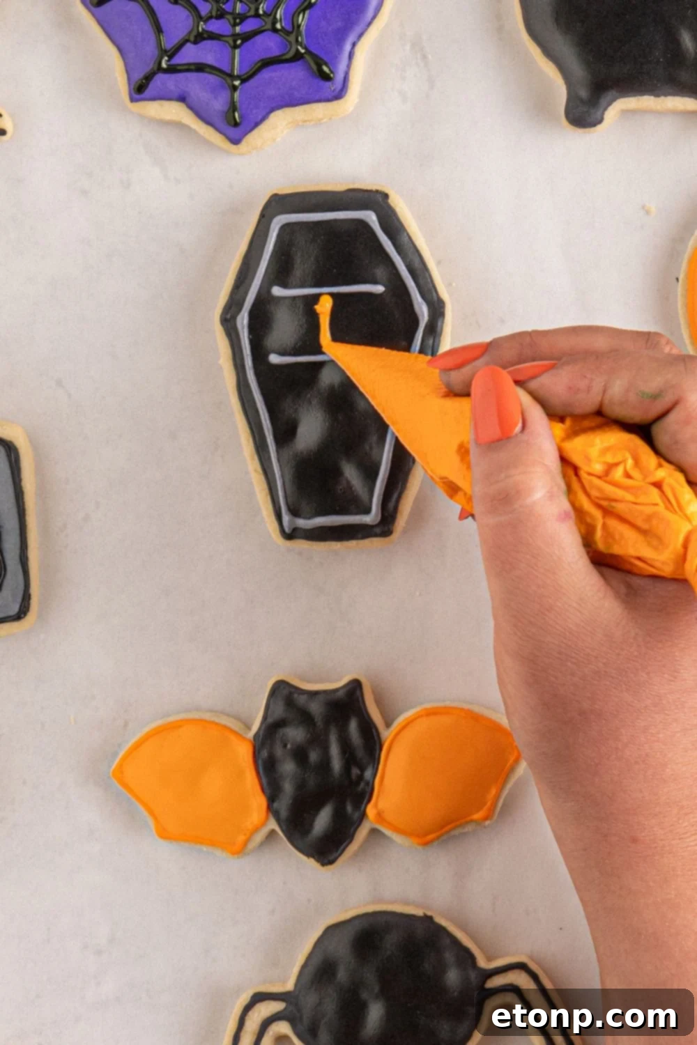 writing RIP on a cookie
