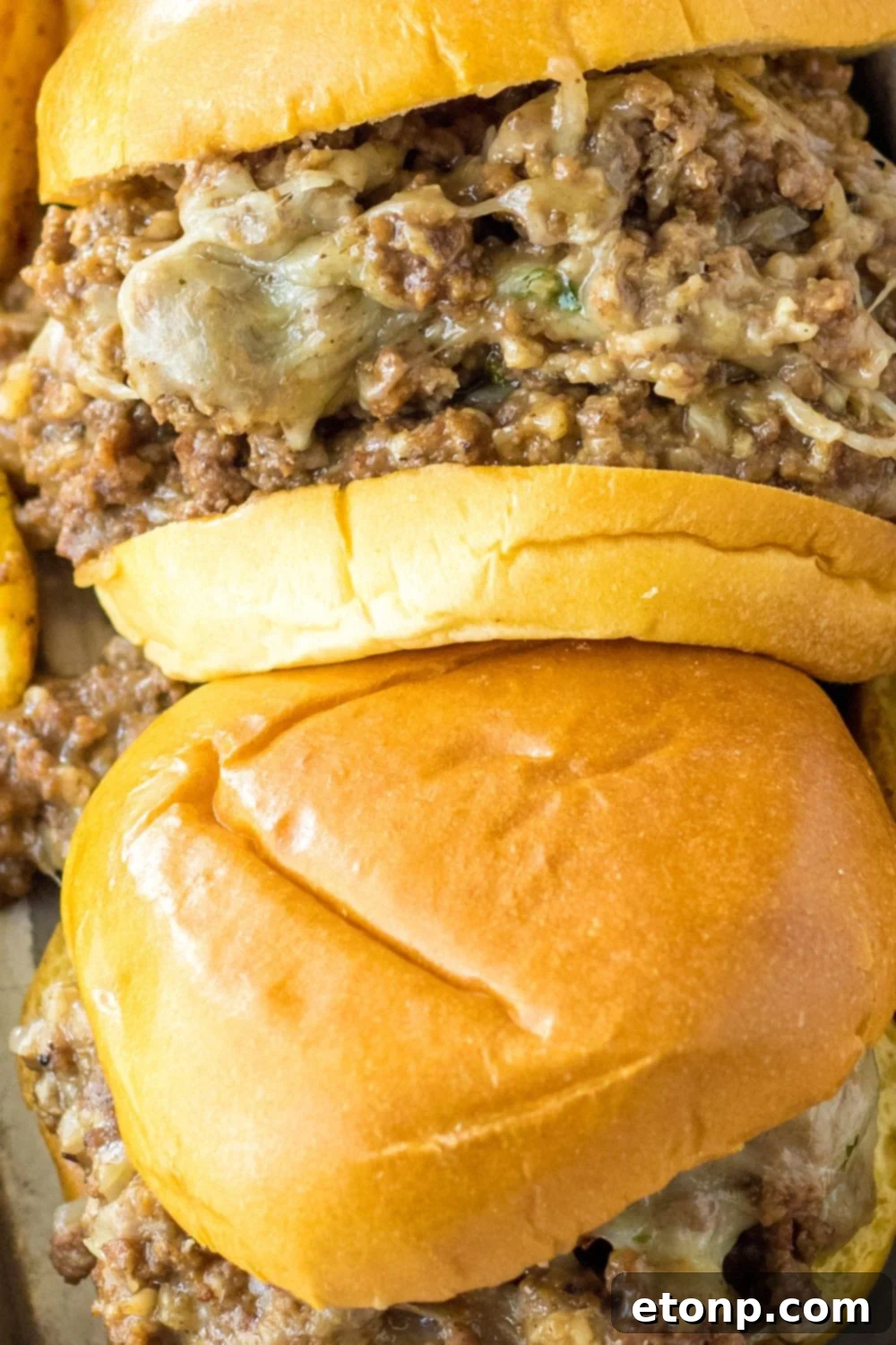 ground beef burgers on table