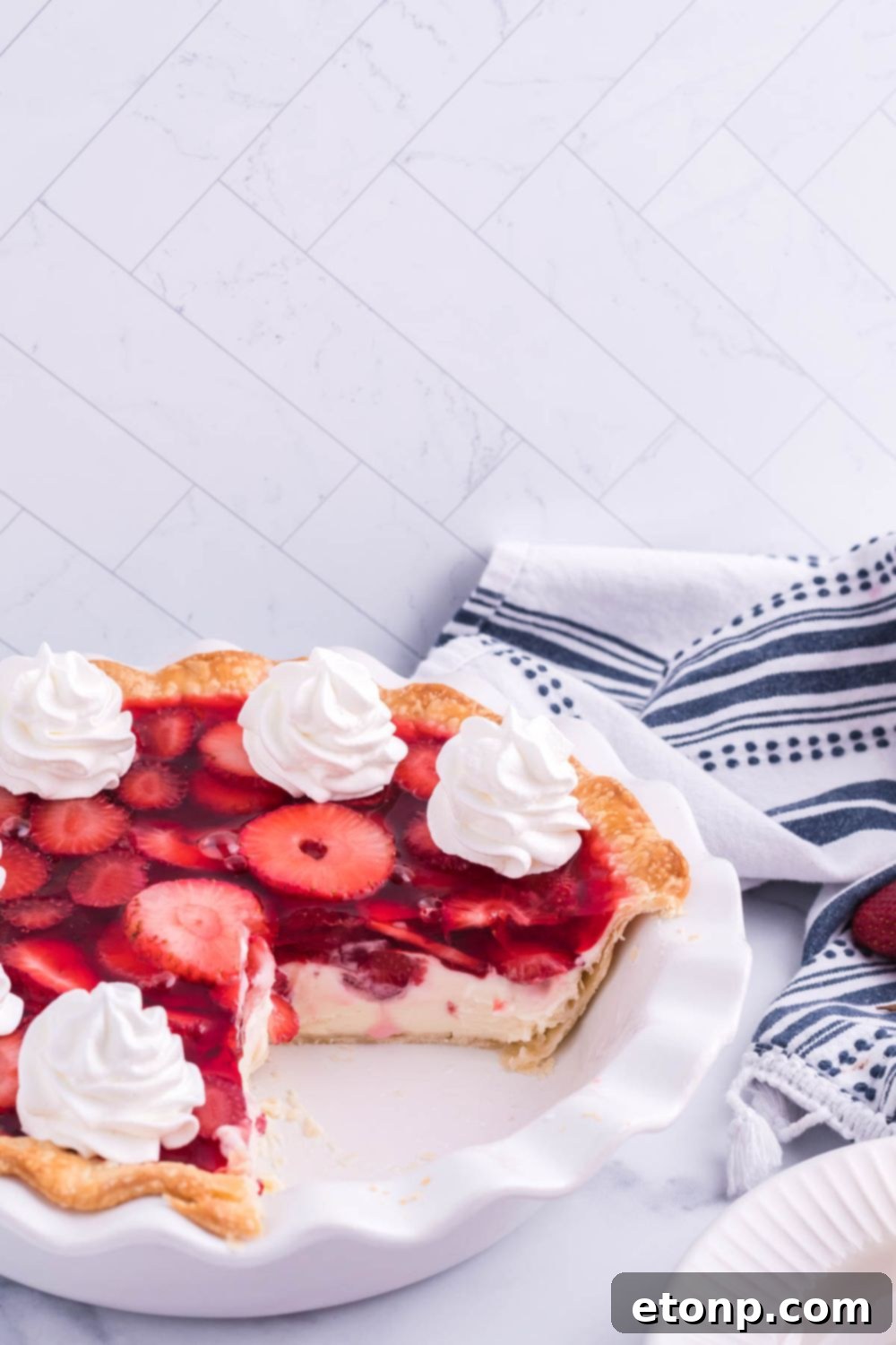 slices of pie out of pan sitting on table