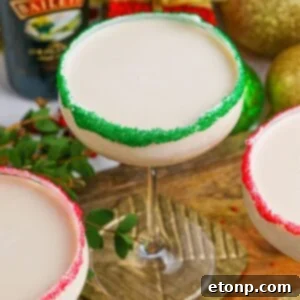 Sugar Cookie Cocktails in glasses on table