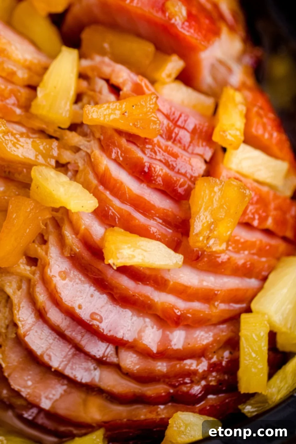 pineapple ham in a slow cooker
