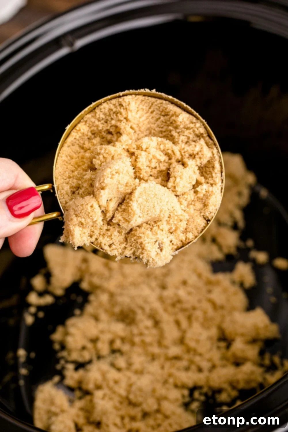 brown sugar in crockpot