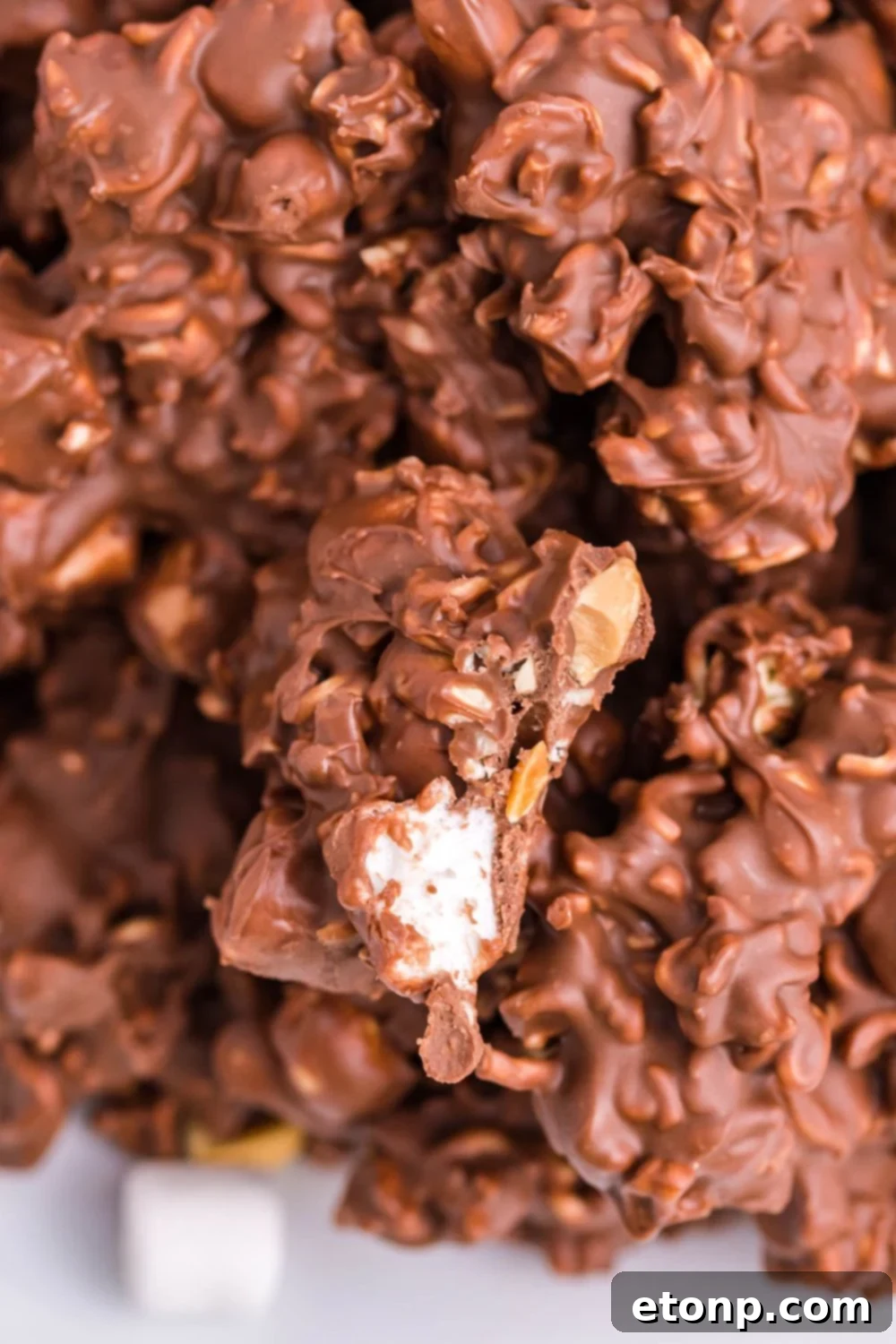 Rocky Road Candy on table