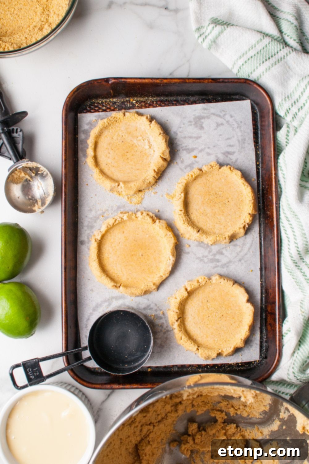 Crumbl Key Lime Pie Cookie shells