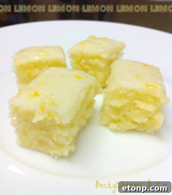 Zesty Lemon Brownies, a perfect sweet and tangy dessert.