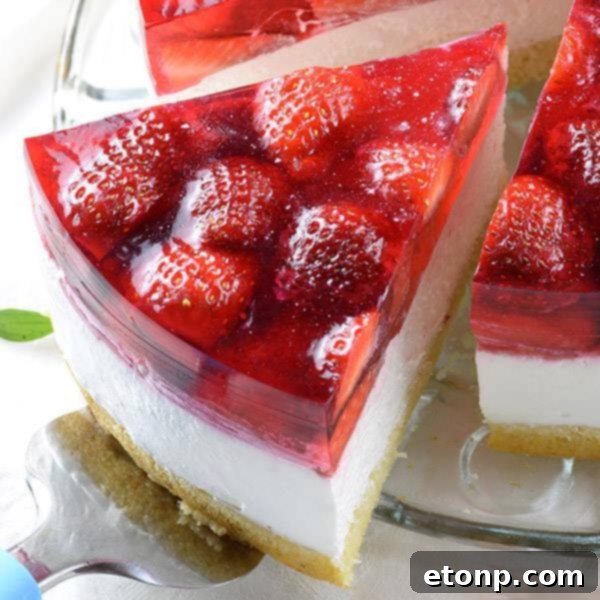 Light, fluffy, and easy to make Strawberry Jello Cake, a refreshing dessert.